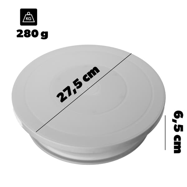 KADAX Roterende Kagefad 27 cm Kagefad