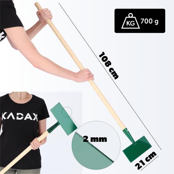 KADAX Ice Breaker Metal Ice Breaker Skarp Solid Med 21 cm Håndtag