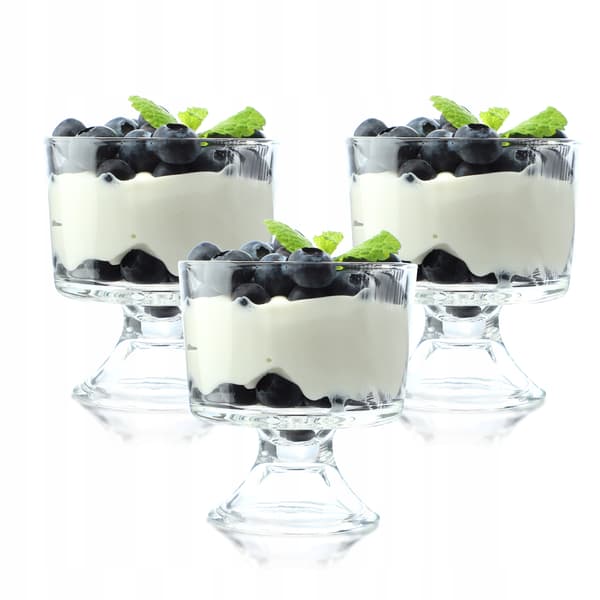 KADAX isdessertbæger 290 ml glasbeholder til isdesserter glat