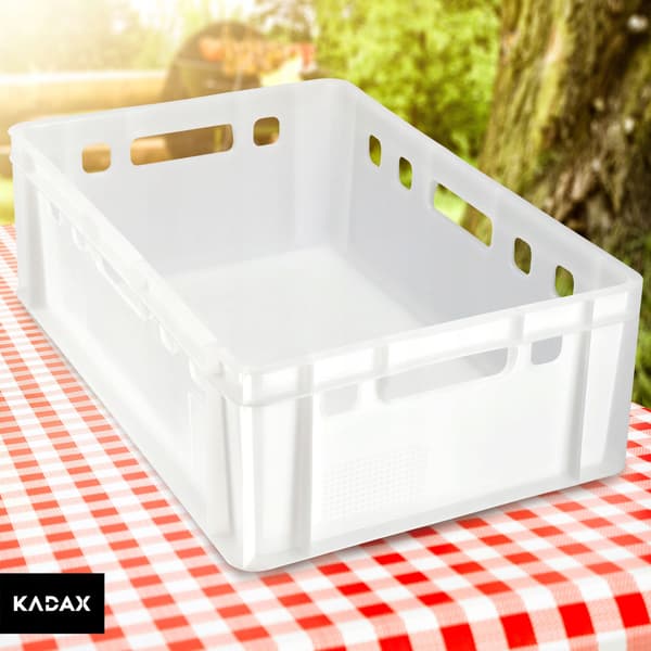 KADAX Euro E2 Förvaringslåda för kött i plast, starkt certifikat, 40 liter