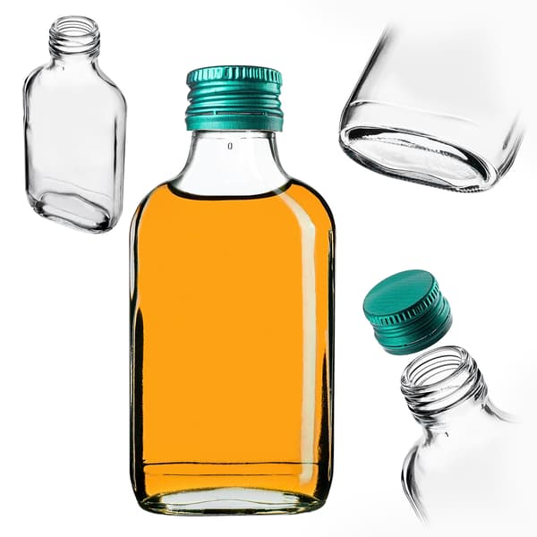 KADAX Pullo 100ml Vihreällä korkilla 50kpl.