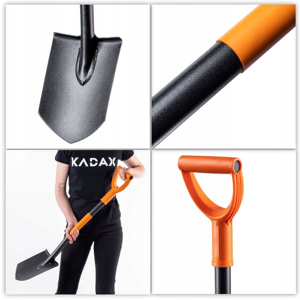 KADAX Multifunktionsspade, Vass Spade, Spade, Trädgårdsspade, Liten, 86 cm