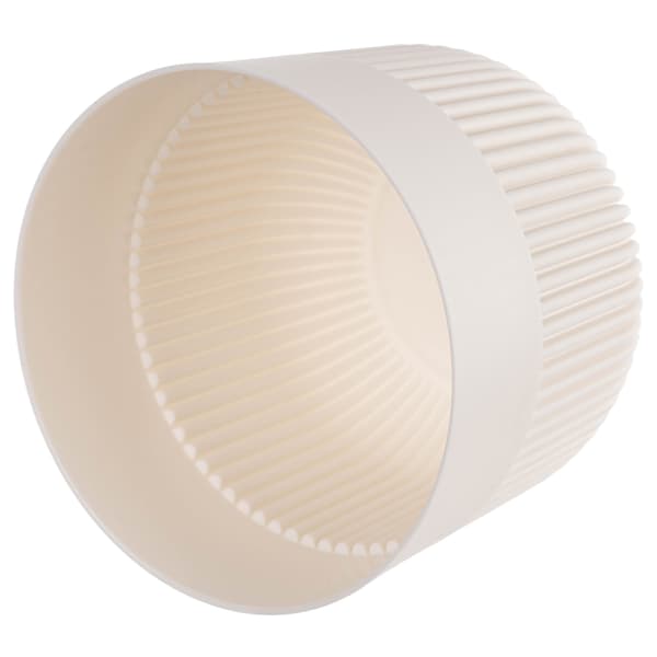 KADAX Blomkruka 17 cm Plast Rund Ribbad Blomkruka