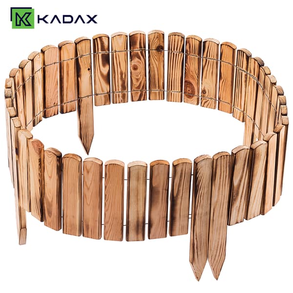 KADAX Płotek rabatowy drew L200 h20 opalany K17395