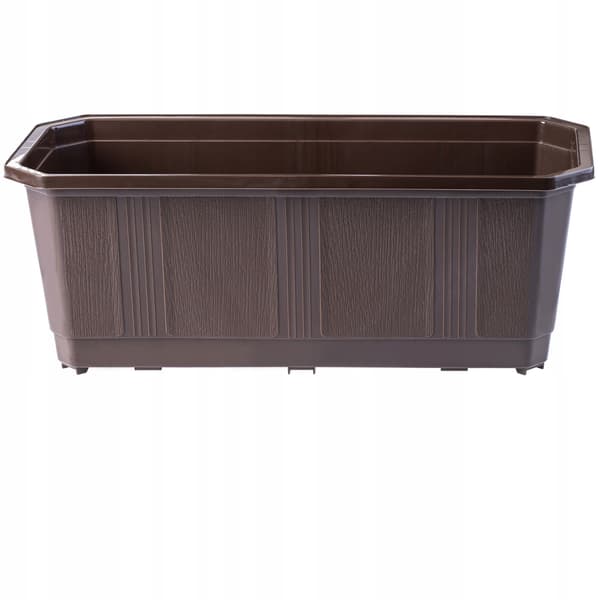 KADAX Balkonkasse 40 cm Urtepotte Urtepotte Balkon Brun