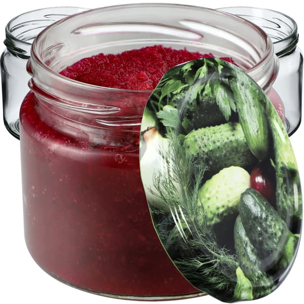 KADAX Sonka purkit 330ml 50kpl 82mm + kannet "Kurkkuja"