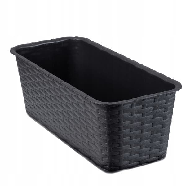 KADAX Balkonkasse 40 cm Urtepotte Urtepotte Balkon Antracit