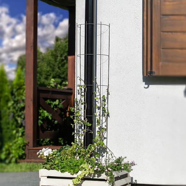 KADAX Havepergola til blomster og roser Metal Blomstersøjle 120 cm