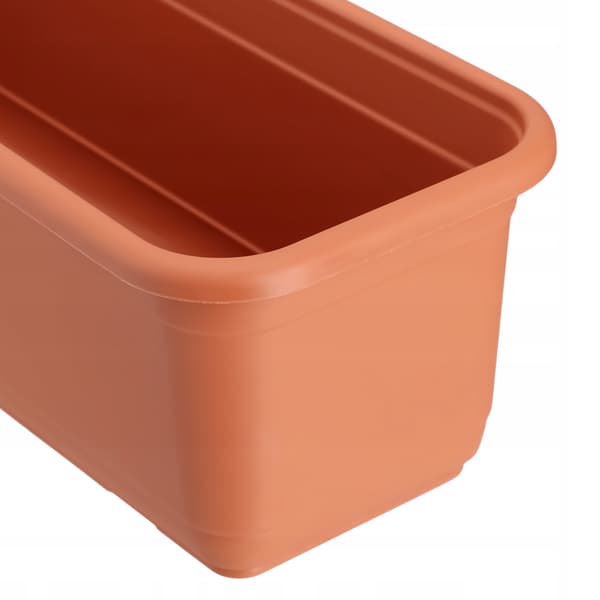 KADAX Balkonkasse 60 cm Urtepotte Urtepotte Balkon Blomsterstander Terrakotta