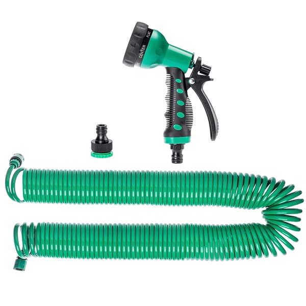 KADAX 30M Förlängbar Trädgårdsslang Kraftfull Sprinklerpistol Snabbkopplingsset