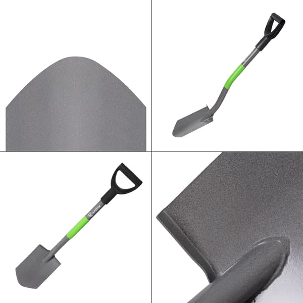 KADAX Lapio Terävä 84 cm Metallinen Puutarha Ergo Lapio Terävällä Varrella