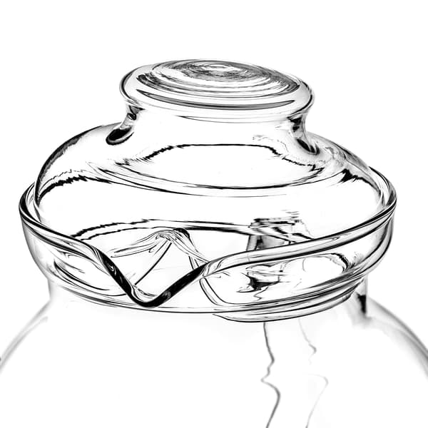 KADAX Värmebeständig glaskanna med teinfuser och värmeelement 1,5 l