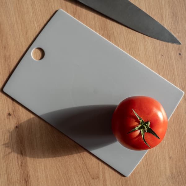 KADAX Slim Solid Plastic Køkken Skærebrætbakke Grå 24,5x16 cm