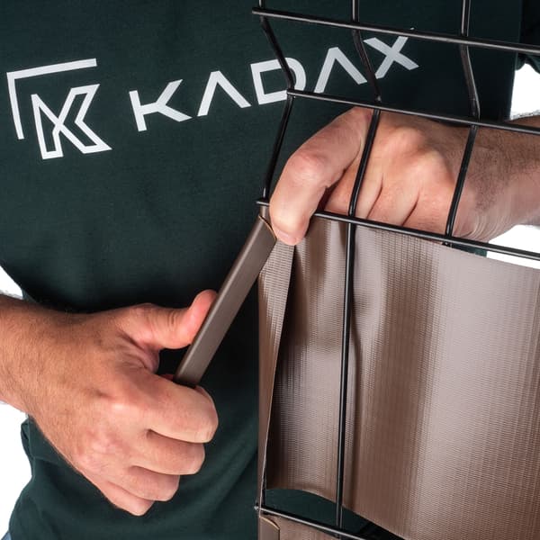 KADAX Hegnsafdækningstape til hegnspaneler, Hegn, UV-beskyttelse, 20 klips, 19x35M