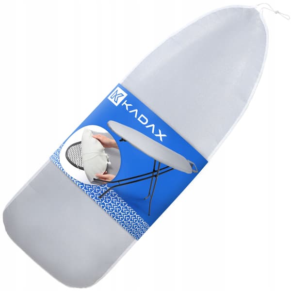 KADAX Strykbrädesöverdrag 140x50 cm bomull silver