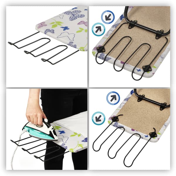 KADAX Foldbart Strygebræt 100x30cm Letvægts Strygejernholder Standard