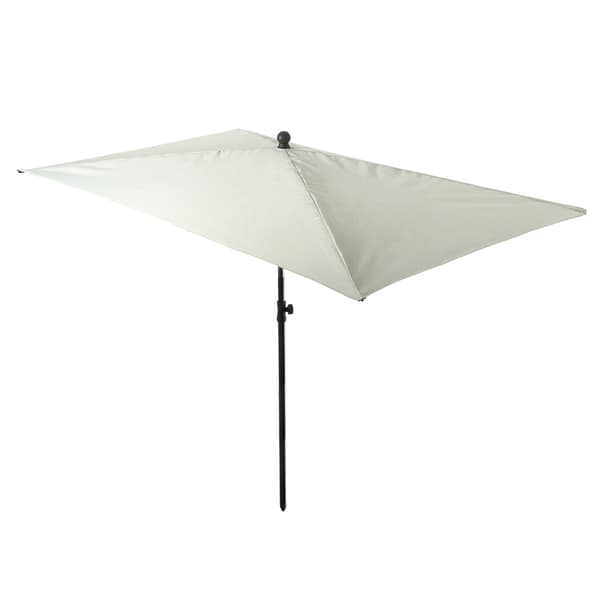 KADAX Stor Haveparasol 210cm Sammenfoldelig Balkonparasol Rektangulær Overtræk