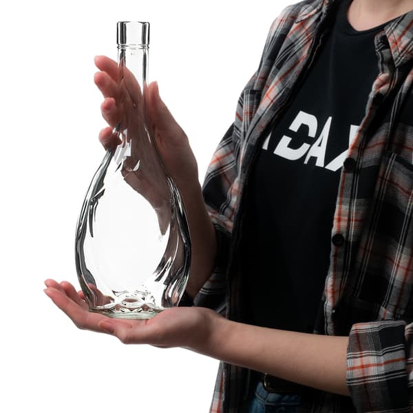 KADAX Icona Glasflaska 500 ml 0,5L Vinflaskor 50 st + Kork