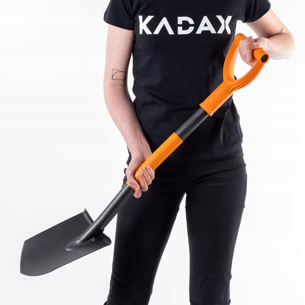 KADAX Multifunktionsspade, Vass Spade, Spade, Trädgårdsspade, Liten, 86 cm