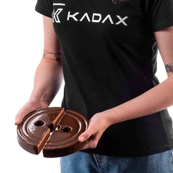 KADAX Presssten för surkåls- och gurkfat Stengods 17 cm 2 st