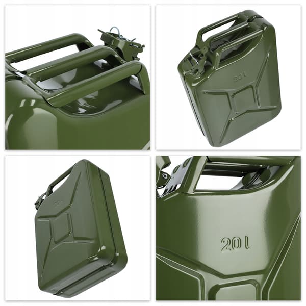 KADAX 20L fyringsoliedunk metalbeholder tankdunk