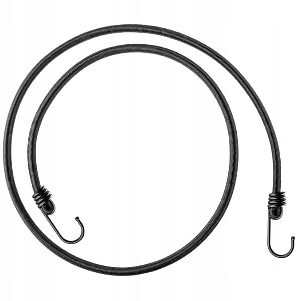 KADAX Elastisk gummireb med metalkrog 109 cm til fastgørelse af presenninger 4 stk.