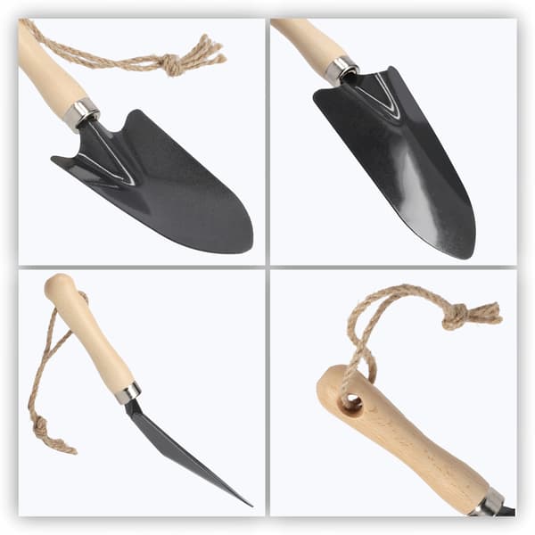 KADAX Bred Metal Haveskovl til Omplantning Massiv 31cm