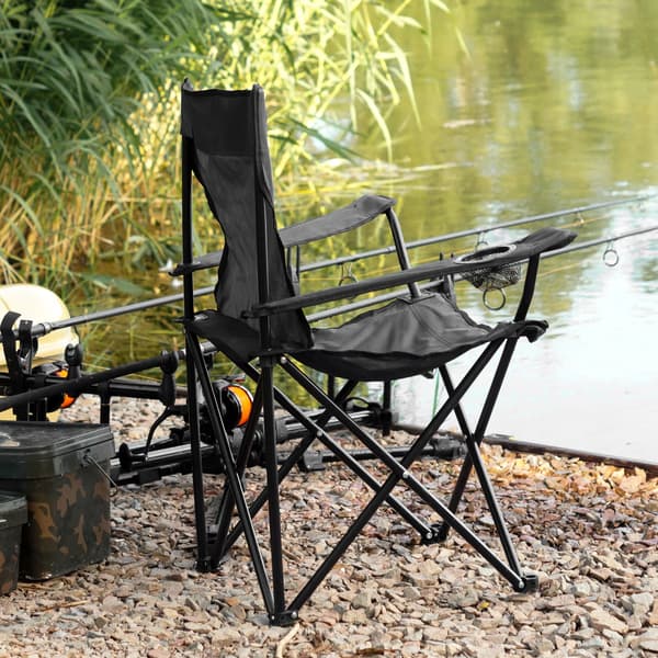 KADAX Sammenklappelig Fiskestol Stor Campingstol XXL