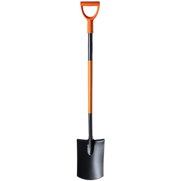 KADAX Rak spade 125 cm metall trädgård ergonomisk härdad