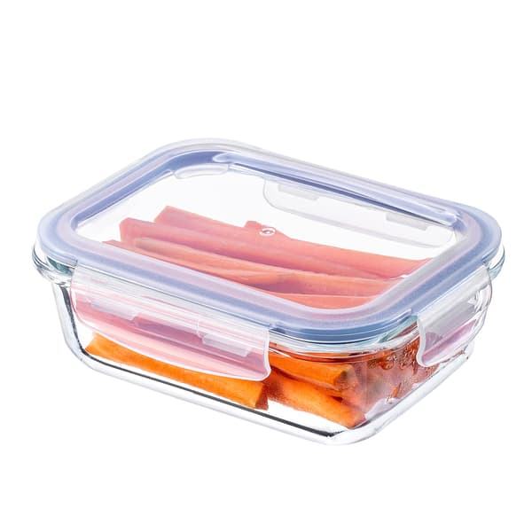 KADAX Glasmatbehållare 640ml Med Lock Matlåda