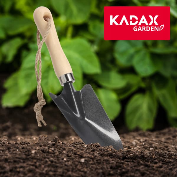 KADAX Bred Metal Haveskovl til Omplantning Massiv 31cm