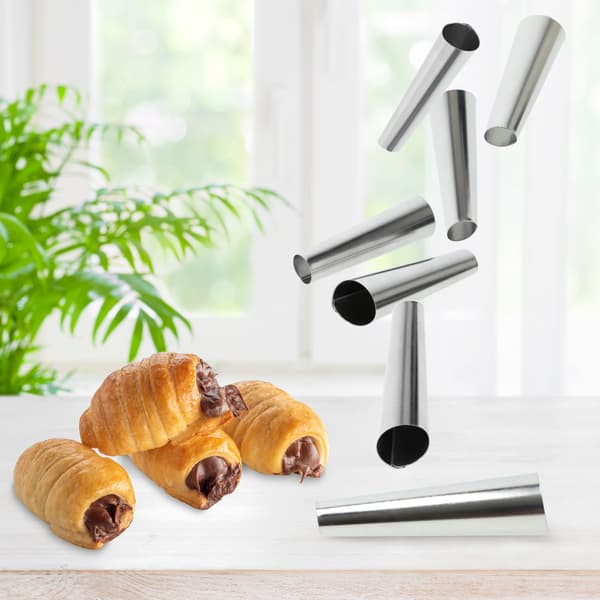 KADAX Gräddformar för kakor Stålform 9cm 8 st