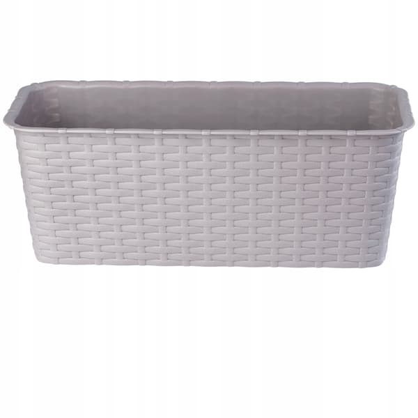 KADAX Balkonkasse 40 cm Urtepotte Urtepotte Balkon Blomsterstander Karamel