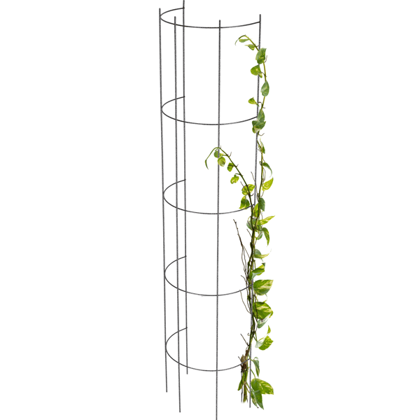 KADAX Havepergola Metalstøtte til Blomster, Roser, Planter, Søjle 150cm