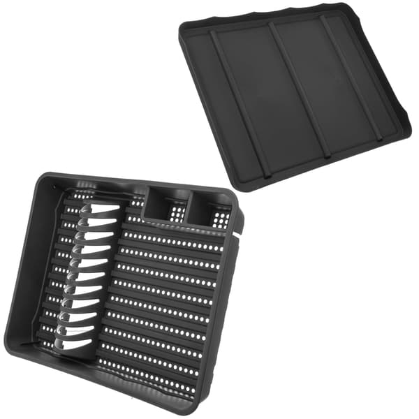 KADAX Diskställ, Bestickställ, Stående, Grå, 44,5 cm, Stor