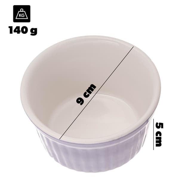KADAX Bakform, Ugnssäker Form, Keramisk Skål, Form 0,15L