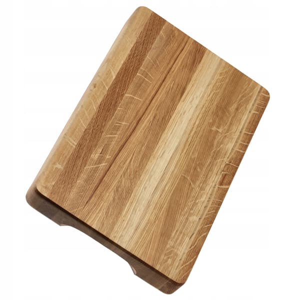 KADAX Træskærebræt til Køkken 45x30cm Til Servering Eg Stor Blok