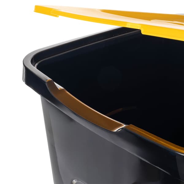 KADAX Affaldssorteringsspand 50L Gul Plast