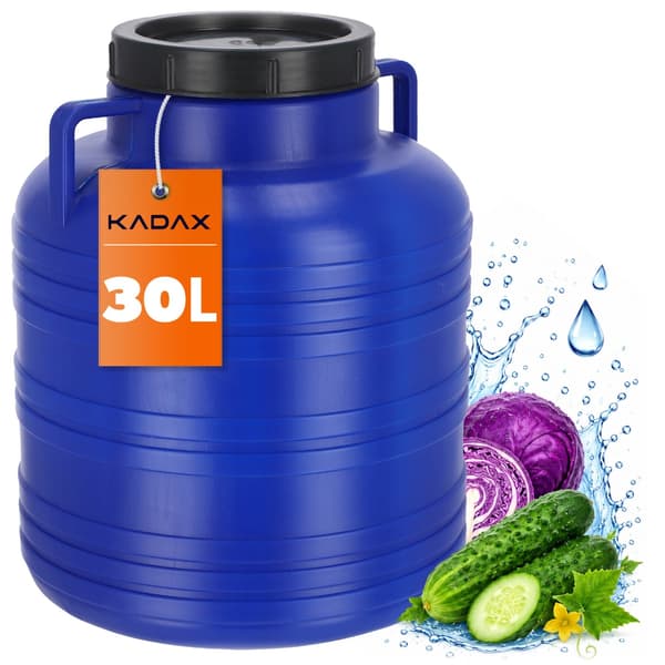 KADAX plasttunna 30L för inläggning av kålgurkor för regnvatten Certifikat