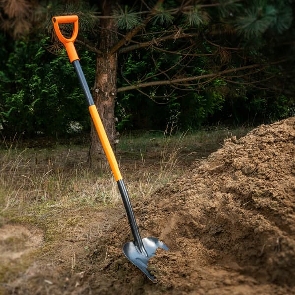 KADAX Spade för sand, spannmål, sand, kol, grus, härdad 132 cm