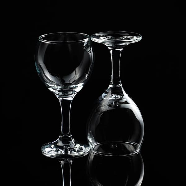 KADAX Röd- och Vitvinsglas 260 ml Set med 6 glas