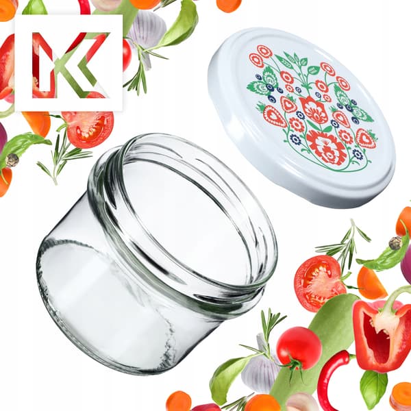 KADAX Słój Klara 235ml fi82 TO-235 pakiet 10szt +