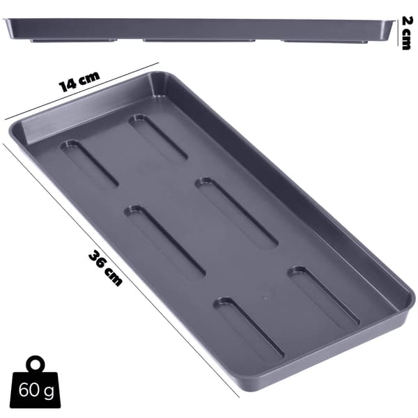 KADAX Urtepottestativ 40 cm Balkonkasse Plastbakke