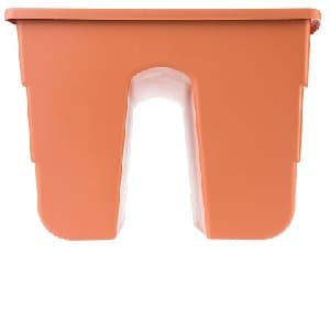 KADAX Balkonkasse Urtepotte Urtepotte til Balustrade 29,5x28x19,5 cm
