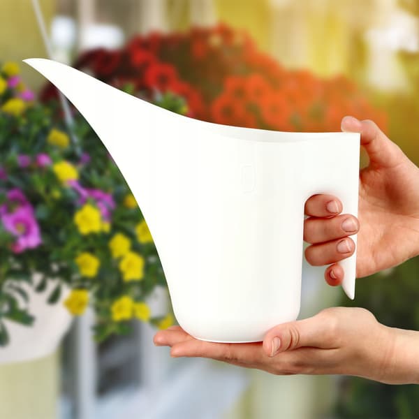 KADAX vandkande til havebrug til vanding af blomster og planter, lille plastik, 1,2 l