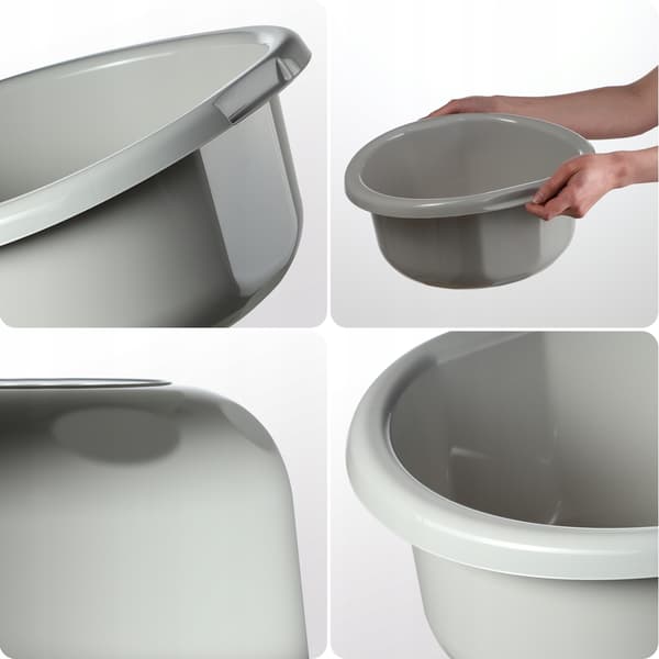 KADAX 8L Rund Universal Tvättbalja i Plast