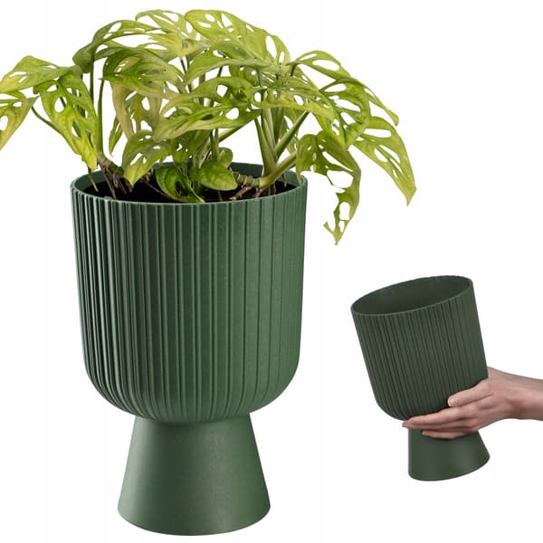 KADAX Blomkruka Blomkruka Gräsmatta Plastskydd 18 cm Blomställ Grön