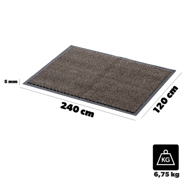 KADAX Entrémåtte Universal Skomåtte 240x120cm Absorberende
