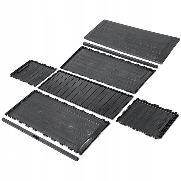KADAX Haveboks Balkonboks 280L Til Have Balkon Terrasse Antracit