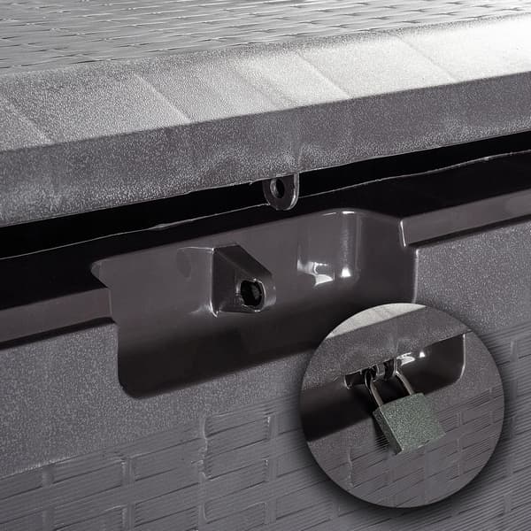 KADAX Haveboks Balkonboks 290L Til Have Balkon Terrasse Brun